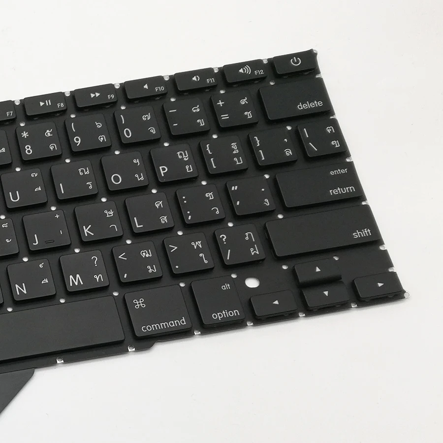 Новая тайская клавиатура из Таиланда с подсветкой для Macbook Pro 15 дюймов Retina A1398 2012