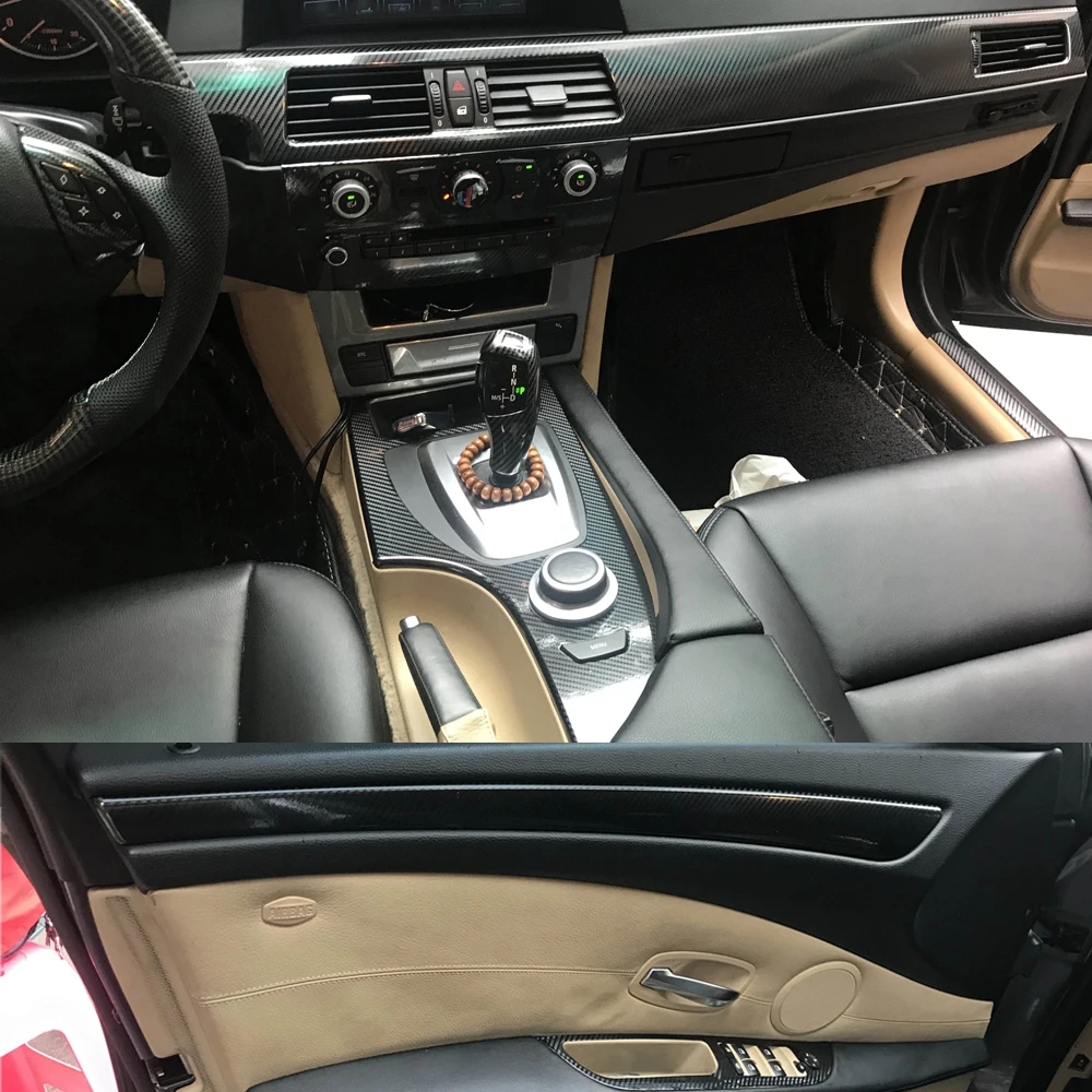 Для BMW 5 серии E60 2004 2010 интерьерная Центральная панель управления дверная ручка 5D
