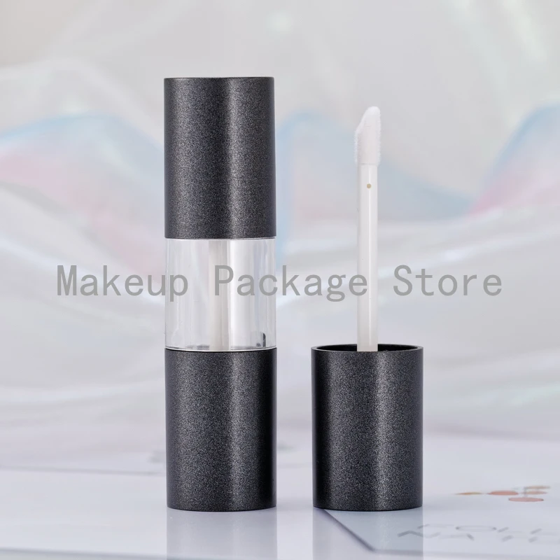 

10/30/50pcs Round Plastic Professional Lipgloss Tube, DIY Clear Empty Cosmetic Liquid Lip Oil Package, Makeup Lipstick Bottle
