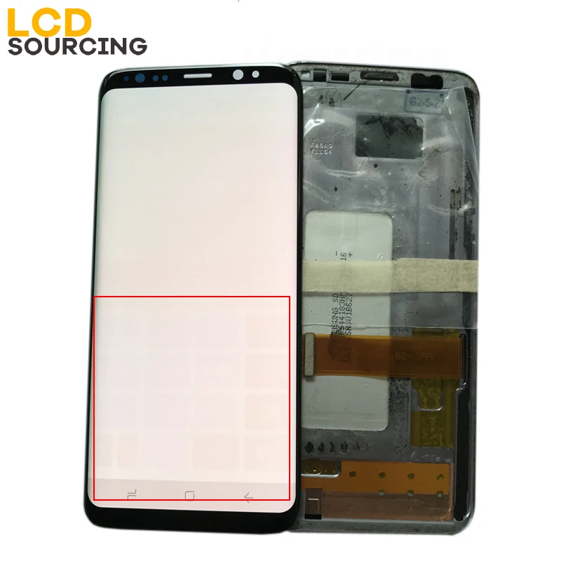 Большой жк-дисплей Burn-Shadow для Samsung S8 G950 G950F G950FD Plus G955 G955F дисплей сенсорный экран
