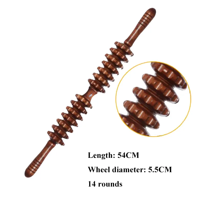 Экрю 14 грубая Йога Меридиан вал стержень тела Массажная палка колесо стучал его