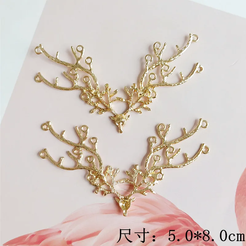 

10 шт./лот модные подвески в форме листьев золотого цвета Подвеска для ожерелья Свадебные украшения брошь аксессуары