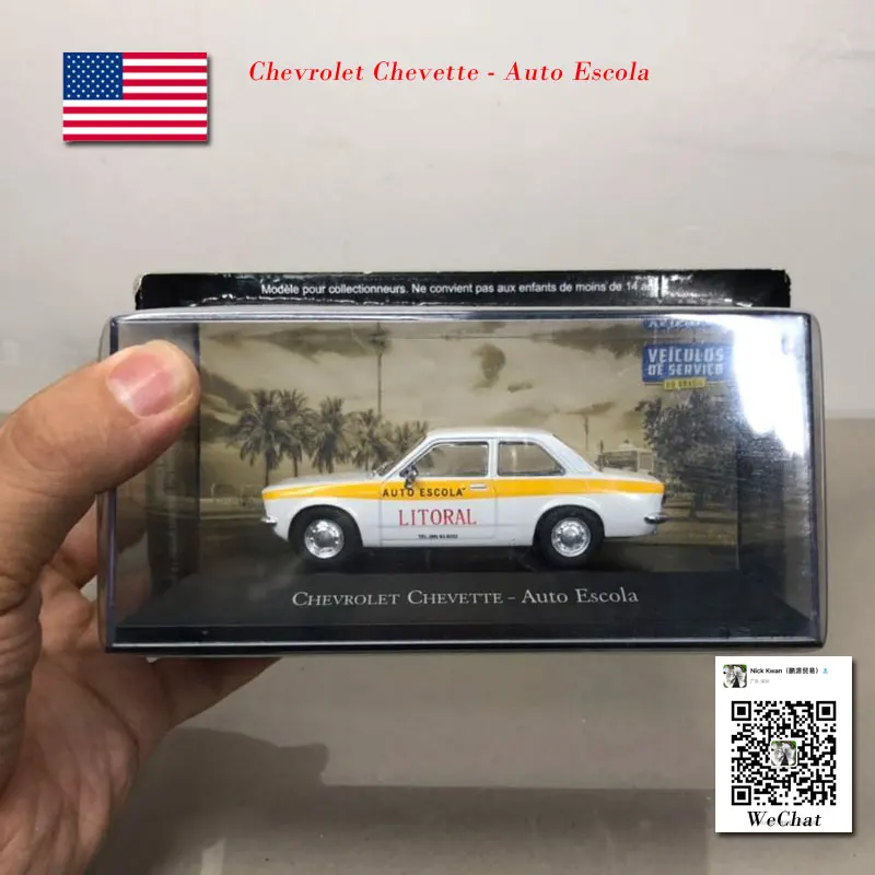 IXO 1/43 винтажный автомобиль CHEVROLET Chevette AUTO ESCOLA литая металлическая модель