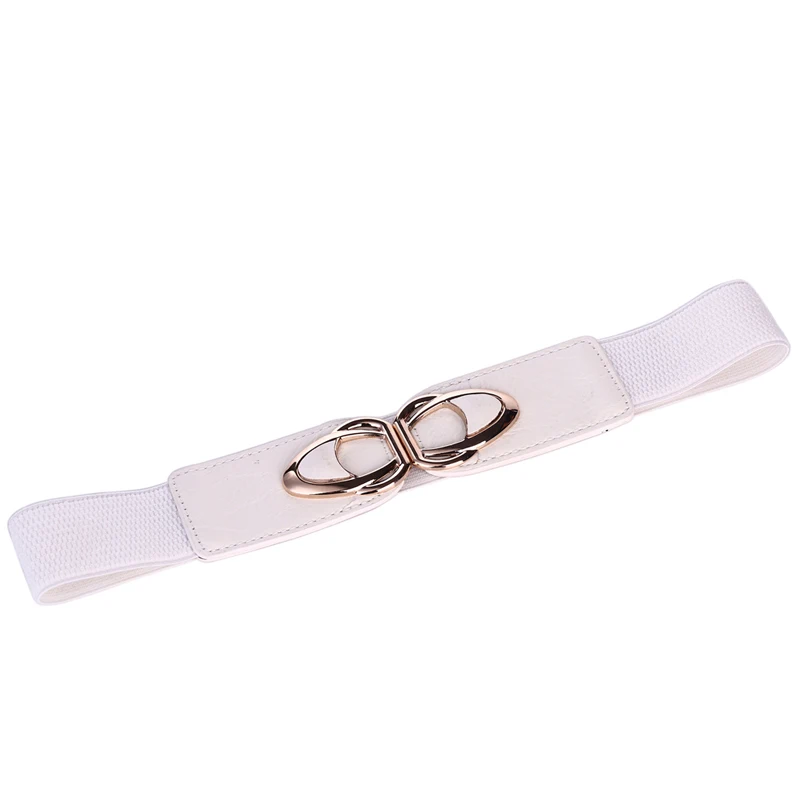 

Fashion PU Leather Elastic Wide Belts for Women Stretch Thick Waist Dress Plus Size Belts for Women #SJPAE-563