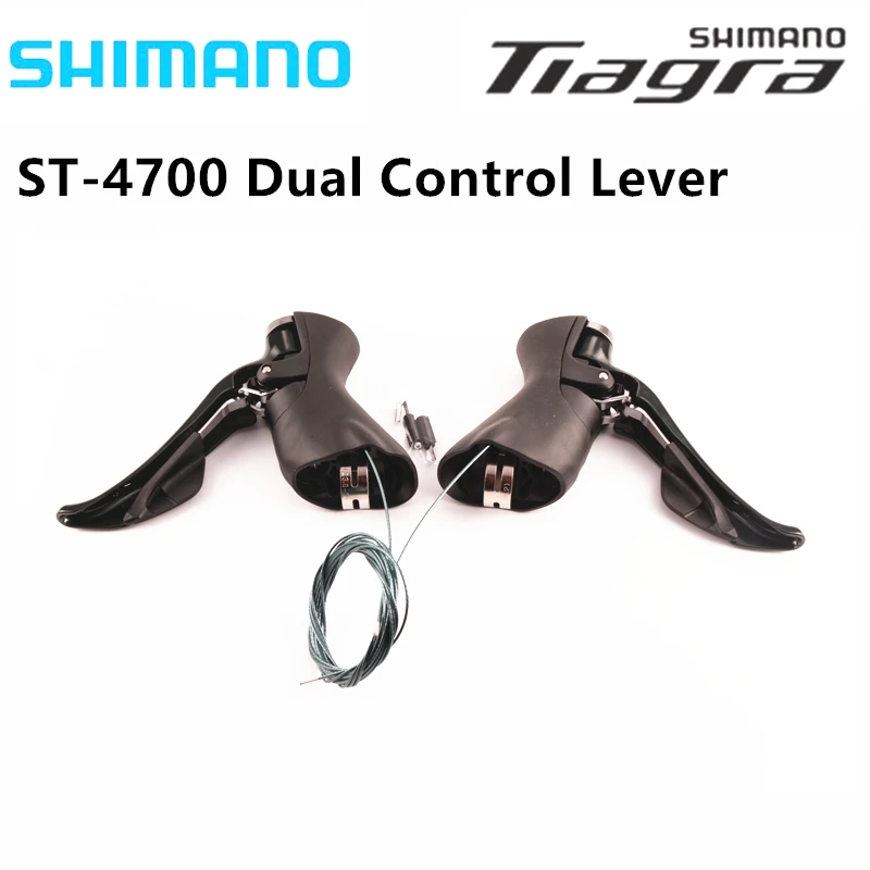 Shimano TIAGRA ST-4700 черный двойной рычаг управления 2x10 скорость ST 4700 переключатель дорожный велосипед переключатель 20s