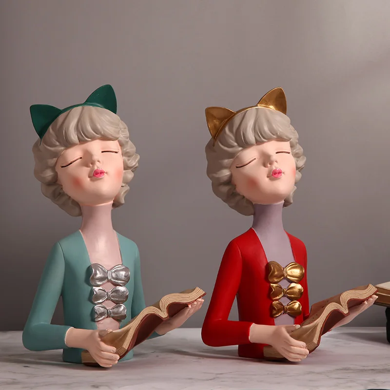 

Cute Girls Planter Succulent Vase Landscape Flower Plant Pot Gardening Decor Home Living Room Desk Decoration Figurine Gift