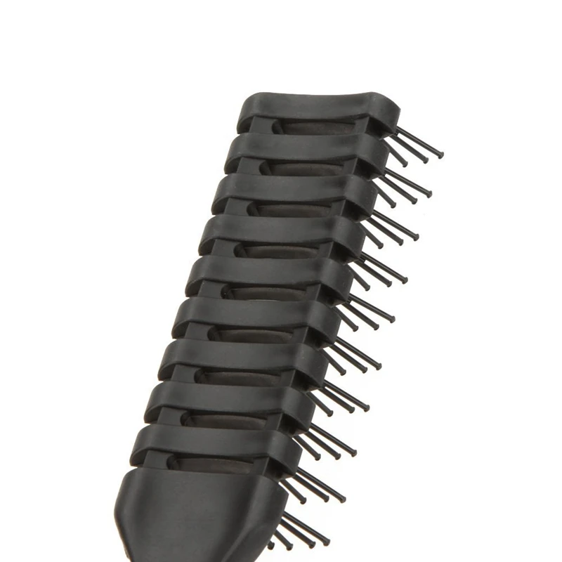 

Anti-static Hair Comb Half Round Hair Styling Brushes Black