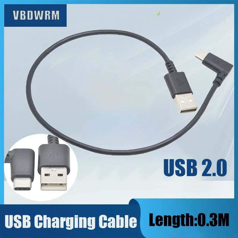 

USB Charger Cable, USB 2.0 A Male to USB-C Male Fast Charging Power Cable Cord 1129356-00-B 0.3M/1ft for Tesla Model 3
