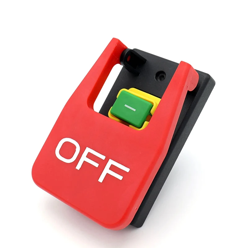 

Off-на каждый день красные крышка Кнопка аварийной остановки кнопочный переключатель 16A Мощность-выключение питания/пониженного напряжения ...