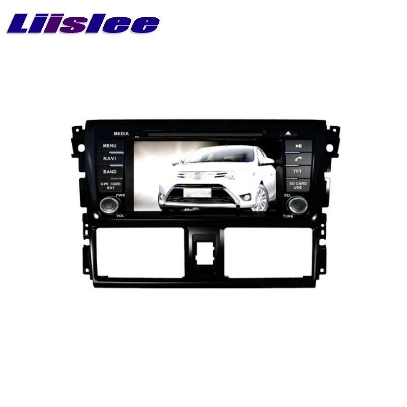 Для Toyota Yaris Sedan 2013 ~ 2017 LiisLee Автомобильный мультимедийный ТВ DVD GPS аудио стерео Hi-Fi