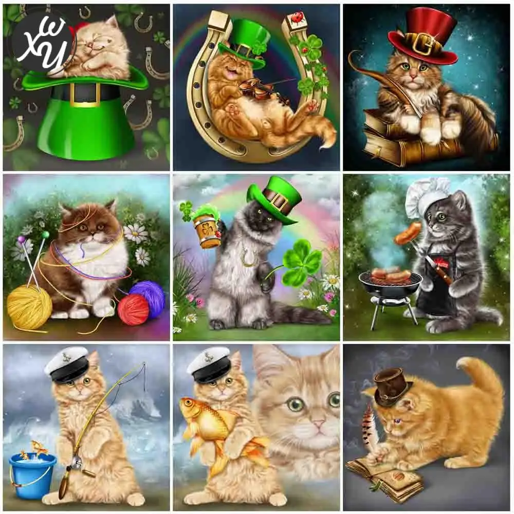 

Набор для алмазной вышивки, мозаика 5D с мультяшными рисунками, круглые и квадратные стразы, аксессуары для домашнего декора