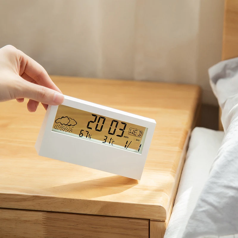 Многофункциональный электронный будильник Xiaomi студенческие беззвучные простые