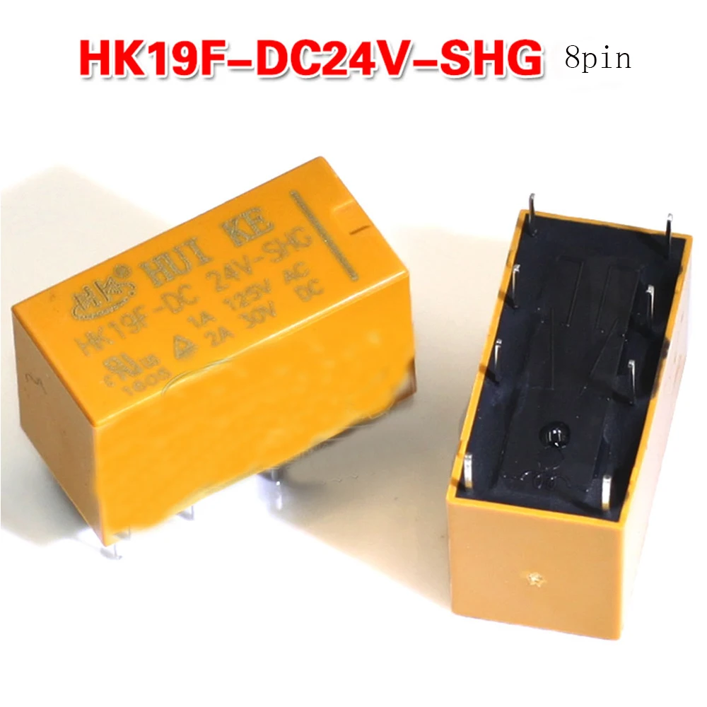 Реле связи 1 шт. Φ 3 5 9 12 24 V-SHG 8PIN 2A 2 Open закрытое реле сигнала электромагнитное |