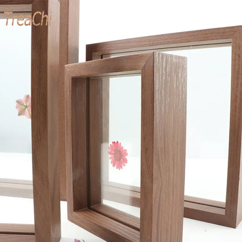 Высушенный растительный цветок лист образец коробка квадратная A4 бумажная рамка