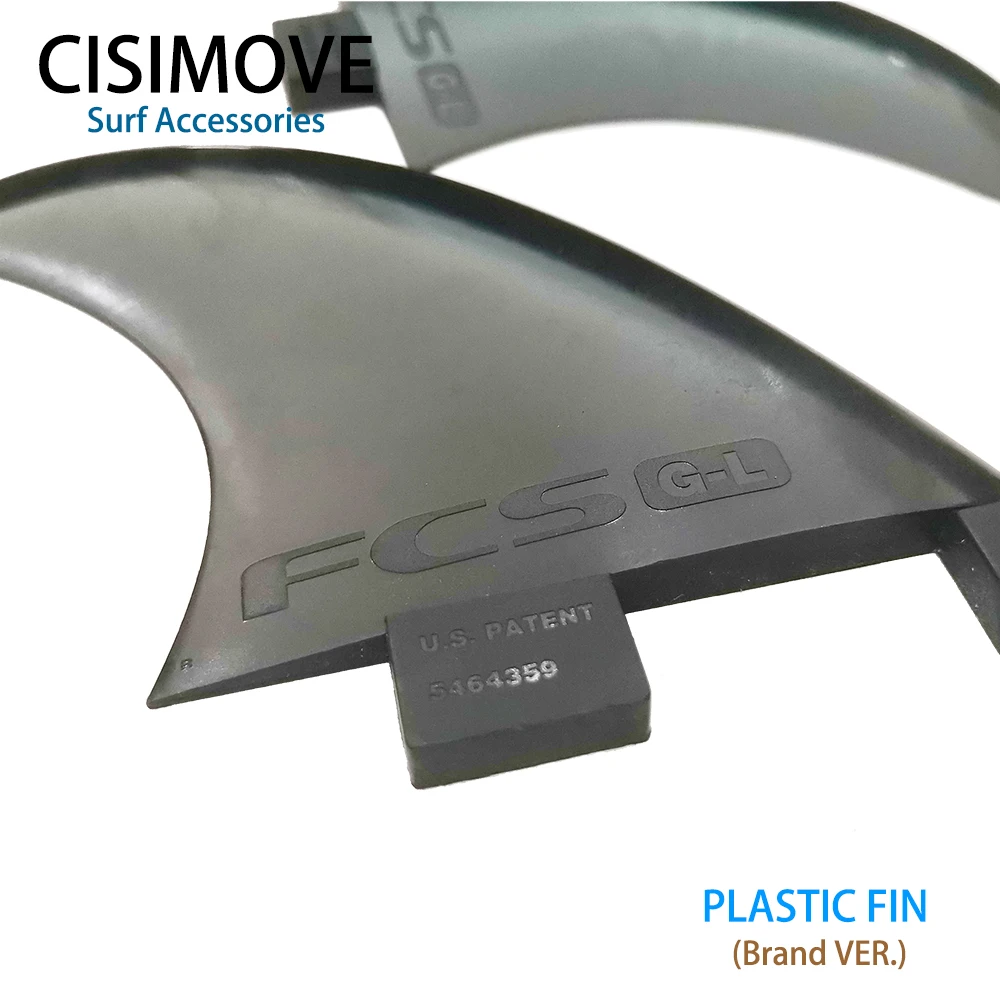 CISIMOVE 2-PC черный пластиковый Стекловолоконный двойной плавник FCS GL GXQ G5 | Спорт и