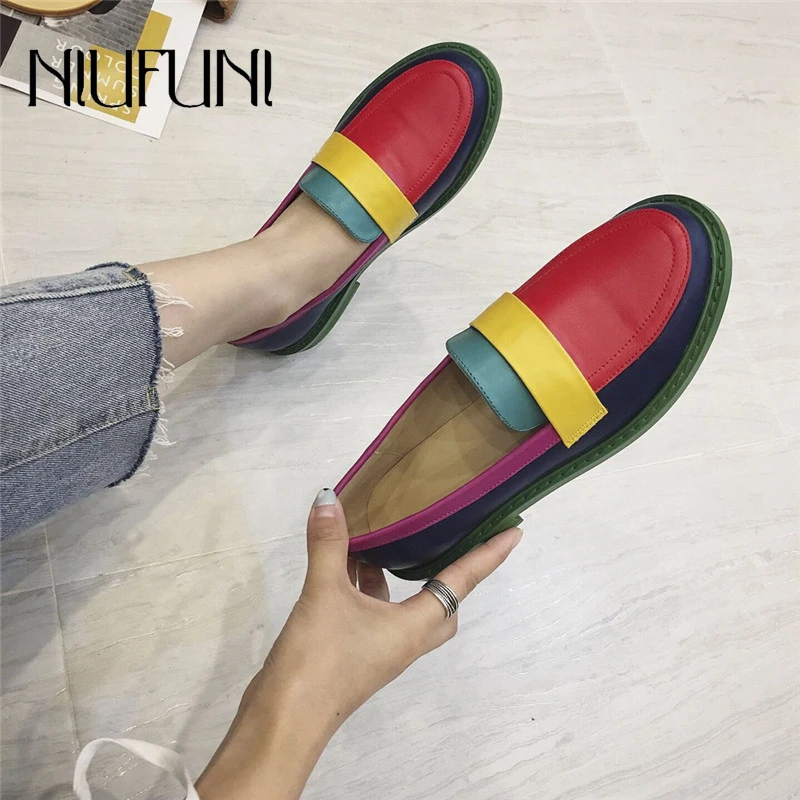 Модные радужные водонепроницаемые Мокасины женские сандалии 2020 летние туфли на