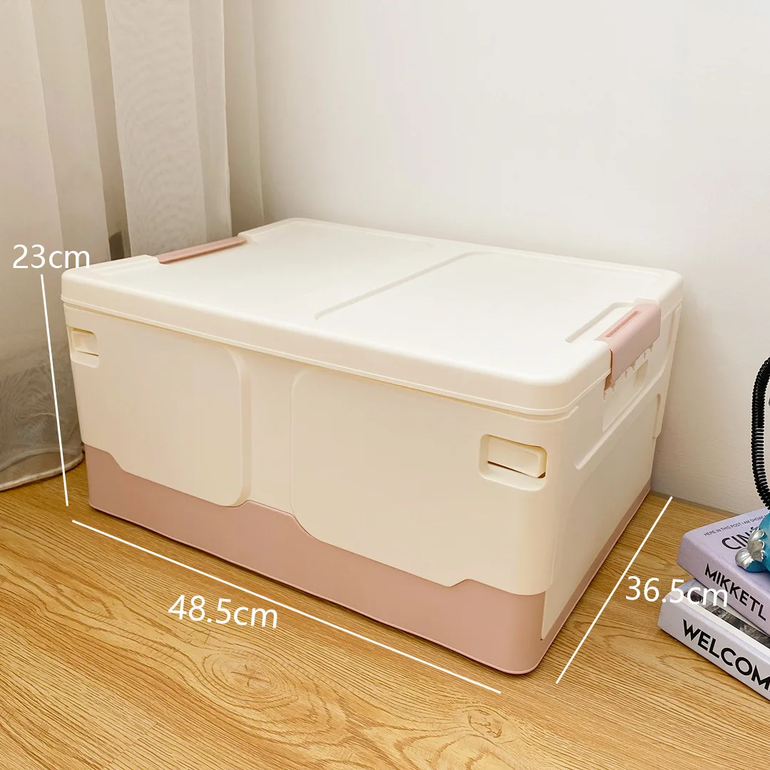 

W&G Simple Creative Folding Storage Box Multi-purpose Student's Books Organizing Storage Box Household Storage Box