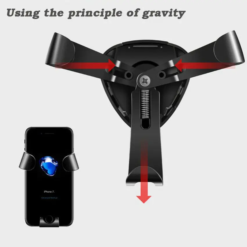 360 ° градусов Универсальный Новинка гравитационный Автомобильный держатель для