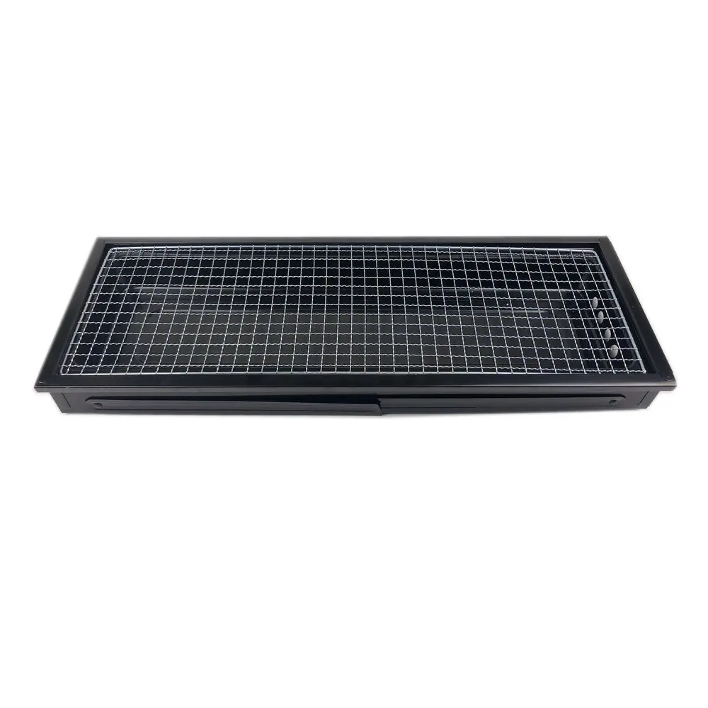 

Charcoal Grill Barbecue Portable BBQ - Stainless Steel Folding Grill Tabletop Outdoor Smoker BBQ for Picnic Garden Terrace Campi
