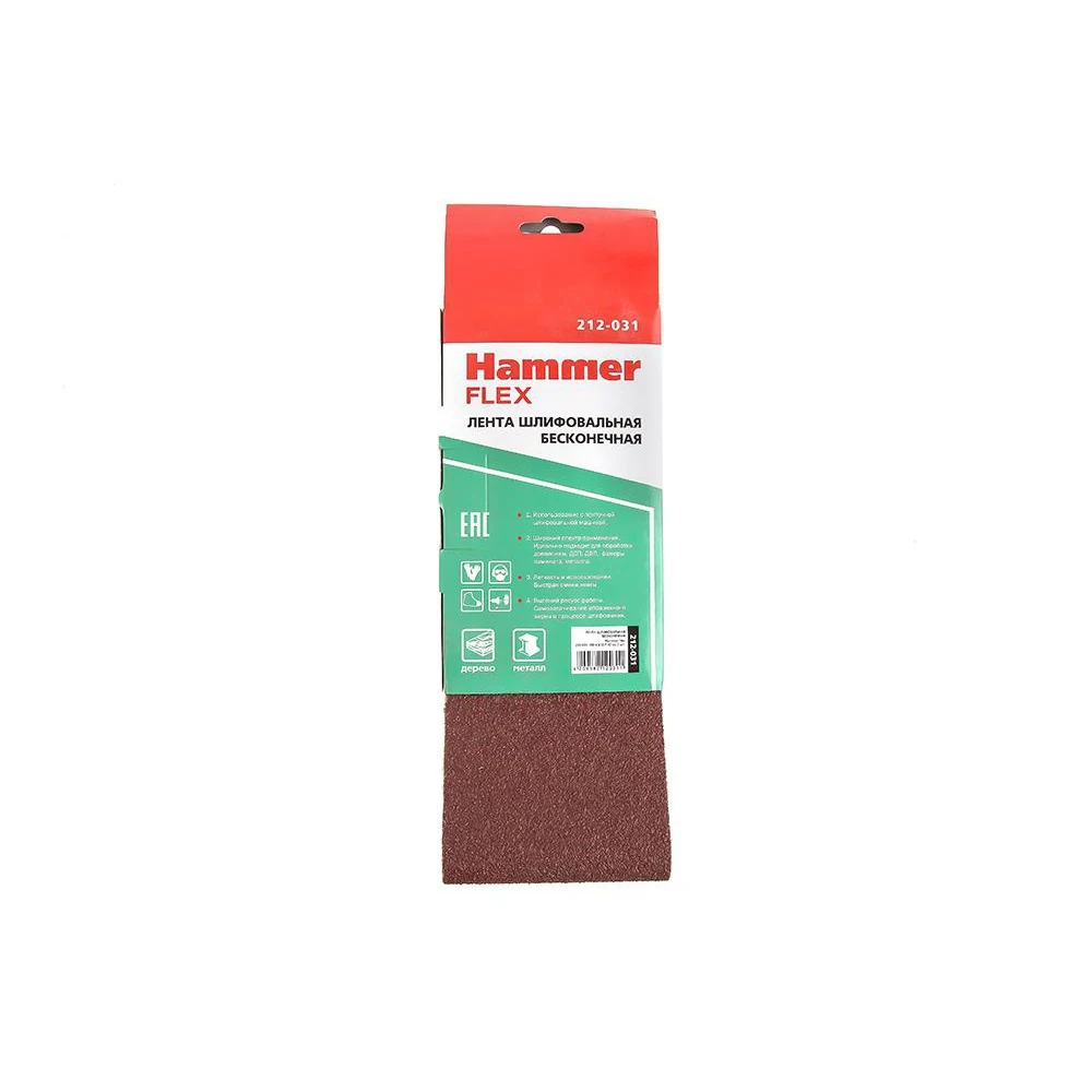 Лента шлиф. 100 Х 610 Р 40 по 3 шт. Hammer Flex SE 212-031 цена за упаковку 3шт. |