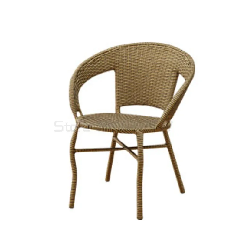 Ротанговый стул из трех частей чайный столик для балкона маленький стол и