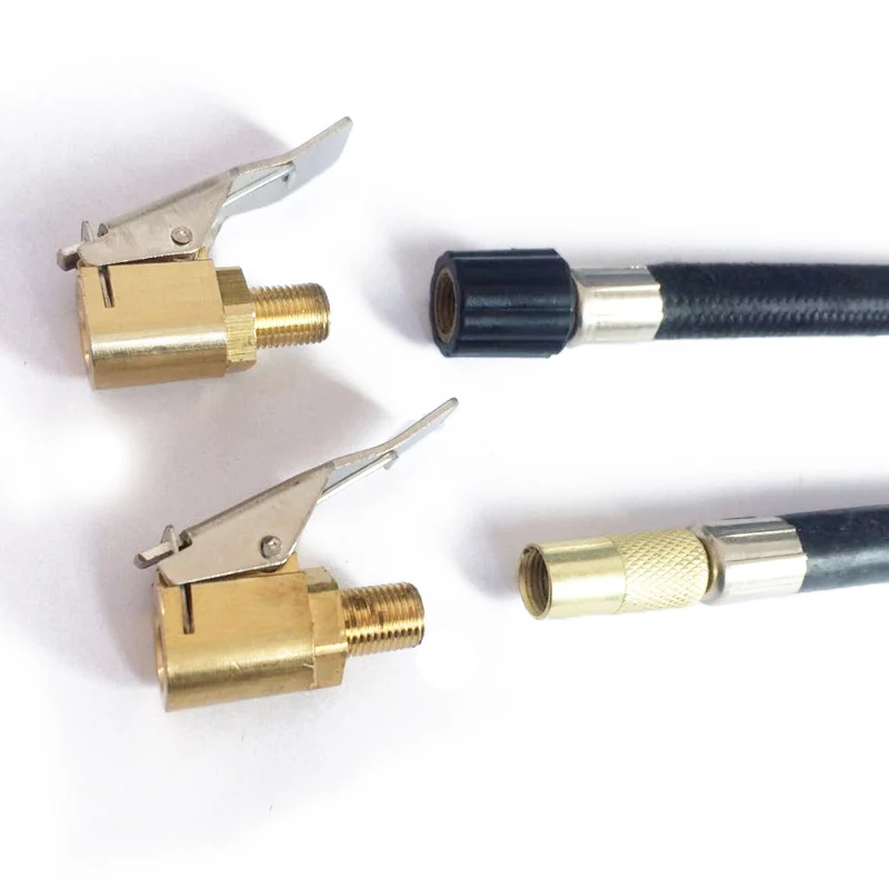 

Car Auto Brass 8mm Tyre Wheel Tire Air Chuck Inflator Pump Valve Clip Clamp Connector Adapter Car Accessories For Compressor