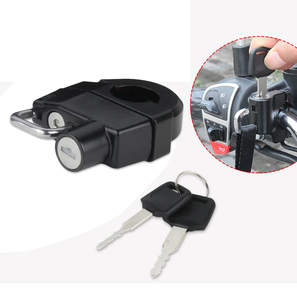

1Pcs Lock Helmet Lock Zinc Alloy General Waterproof Keyless Anti-theft