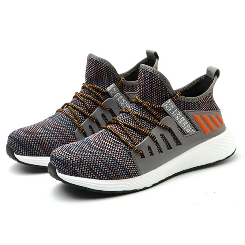 2020 НОВАЯ безопасная обувь Мужская дышащая противоскользящая защитная Рабочая со