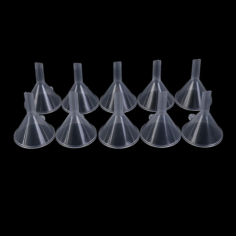 

10 шт. прозрачный мини-воронки с маленькими пластиковыми горлышка бутылки упаковка вспомогательный инструмент для Духи Диффузор мини узкие ...
