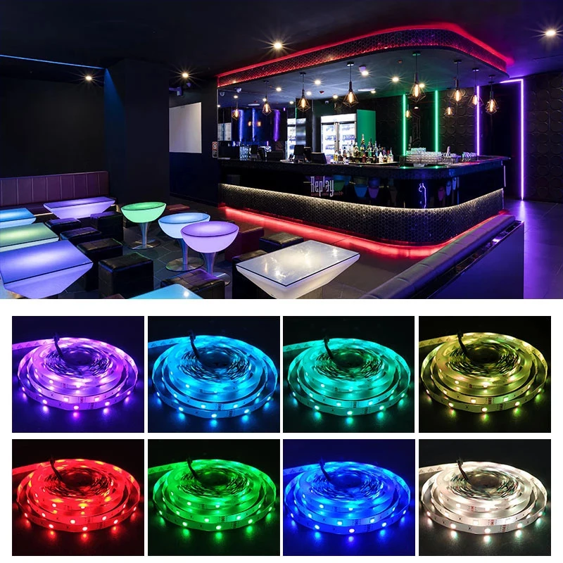 

Led Strip 12V RGB Led Strip For lcd TV Backlight Ambient Light 5050/2835 Light Strip Remote Control Bluetooth Room Light Strip