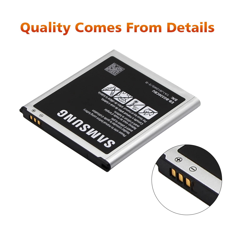 Аккумулятор для samsung J320 EB-BG530CBE 2600mAhFor samsung Galaxy J3 J320F J320H G530 G530F Сменный аккумулятор для телефона