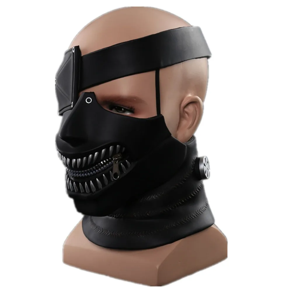 Маска Токийского вурдалака, фильм Kaneki Ken маска с регулируемой молнией, 3D шлем японского аниме косплей маска