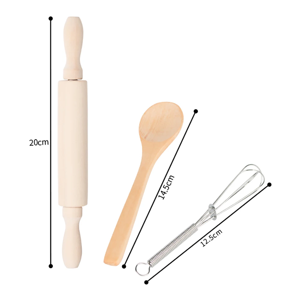 

11-Piece Kitchen Toy Children'S Play House Toy Children'S Baking Set Pink Portable Non-Toxic Children'S Apron Set Kids Toys