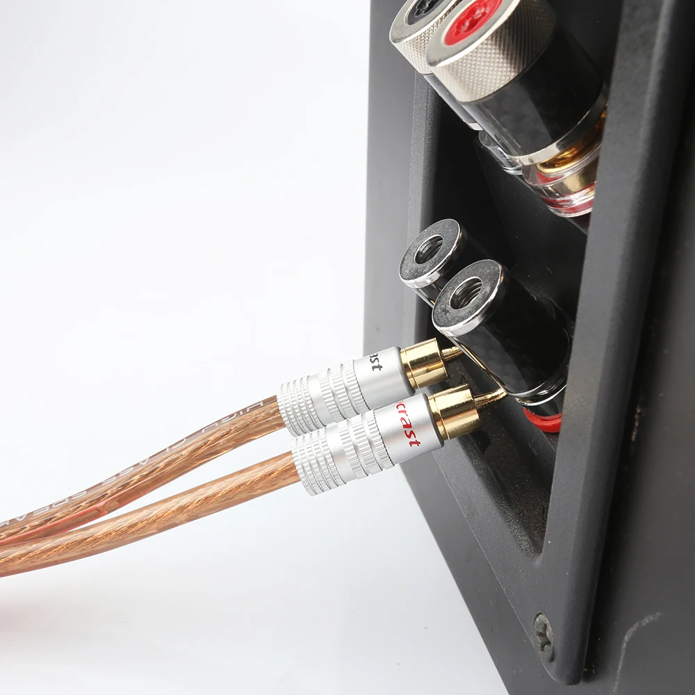 8 шт Высокое качество Новые покрытыем цвета чистого 24 каратного золота Audiocrast B840G 2