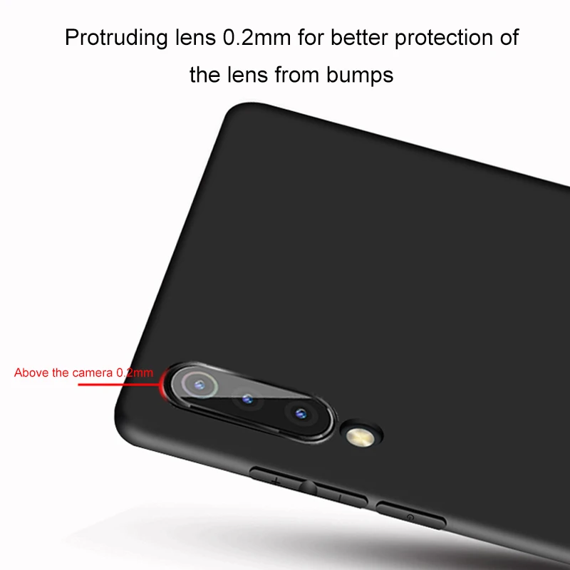 Защитные черные Мягкие силиконовые ТПУ чехлы для Xiaomi Mi8 Lite 8SE 5X A1 6X A2 Play Redmi Note 4 6 5 Pro