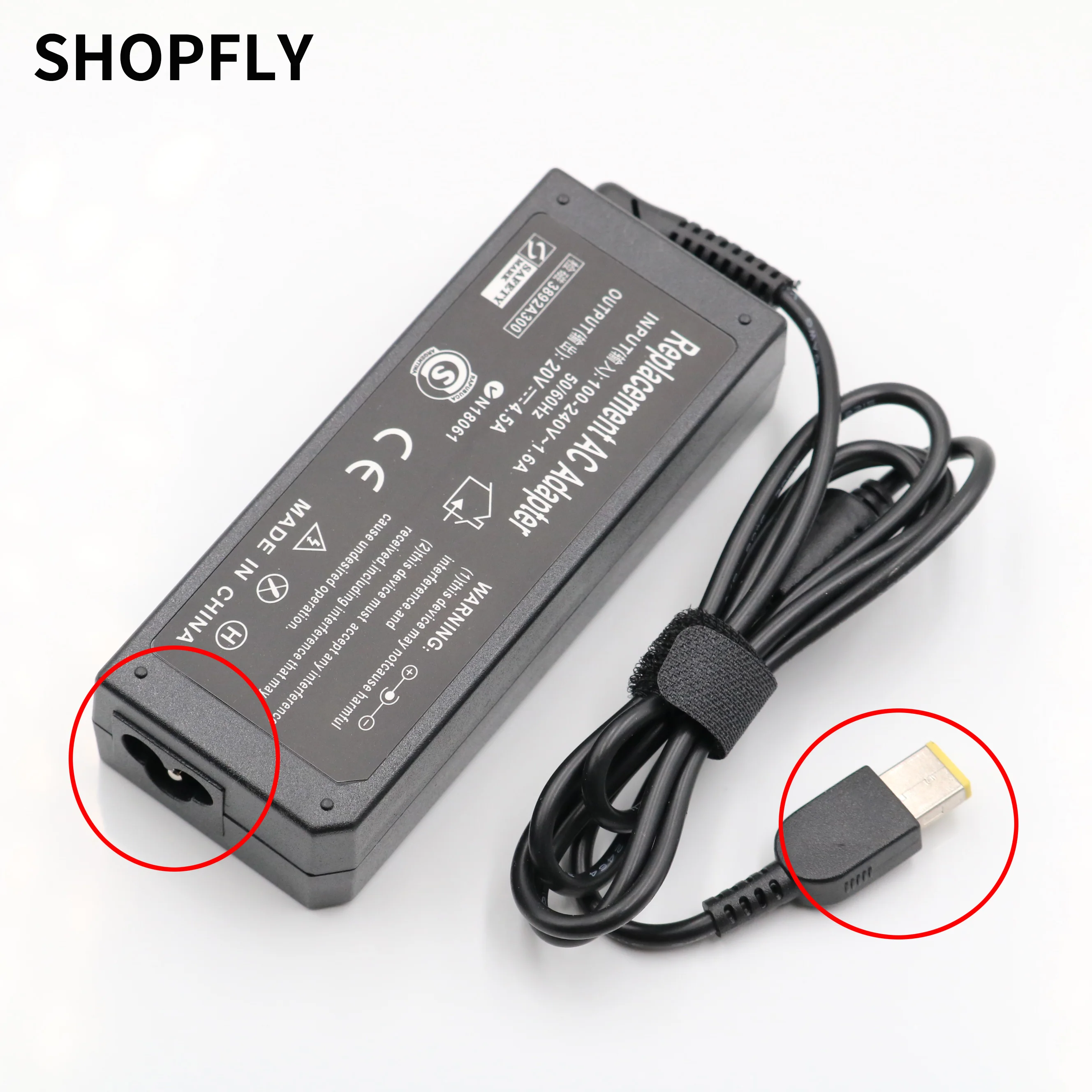 20V 4.5A 90W адаптер переменного тока зарядное устройство источник питания для Lenovo