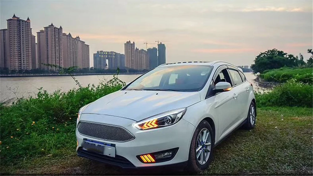 2 шт. светодиодный светильник s для Ford Focus 2015 2016 2017 2018 Автомобильный двойной
