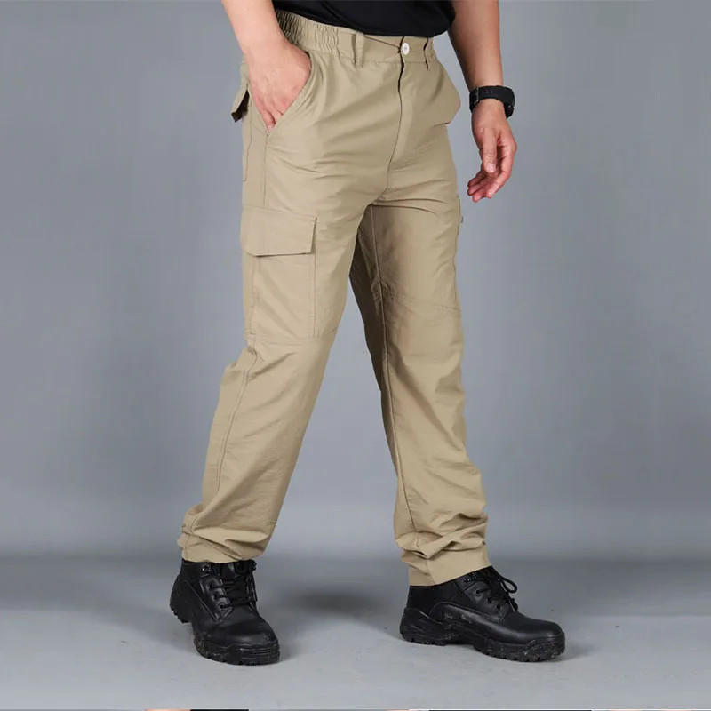 Мужские уличные городские тактические брюки водонепроницаемые быстросохнущие