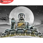 Хуакан 5d алмазная картина Будда 5D DIY Алмазная вышивка продажа религиозные фотографии Стразы мозаика настенная живопись