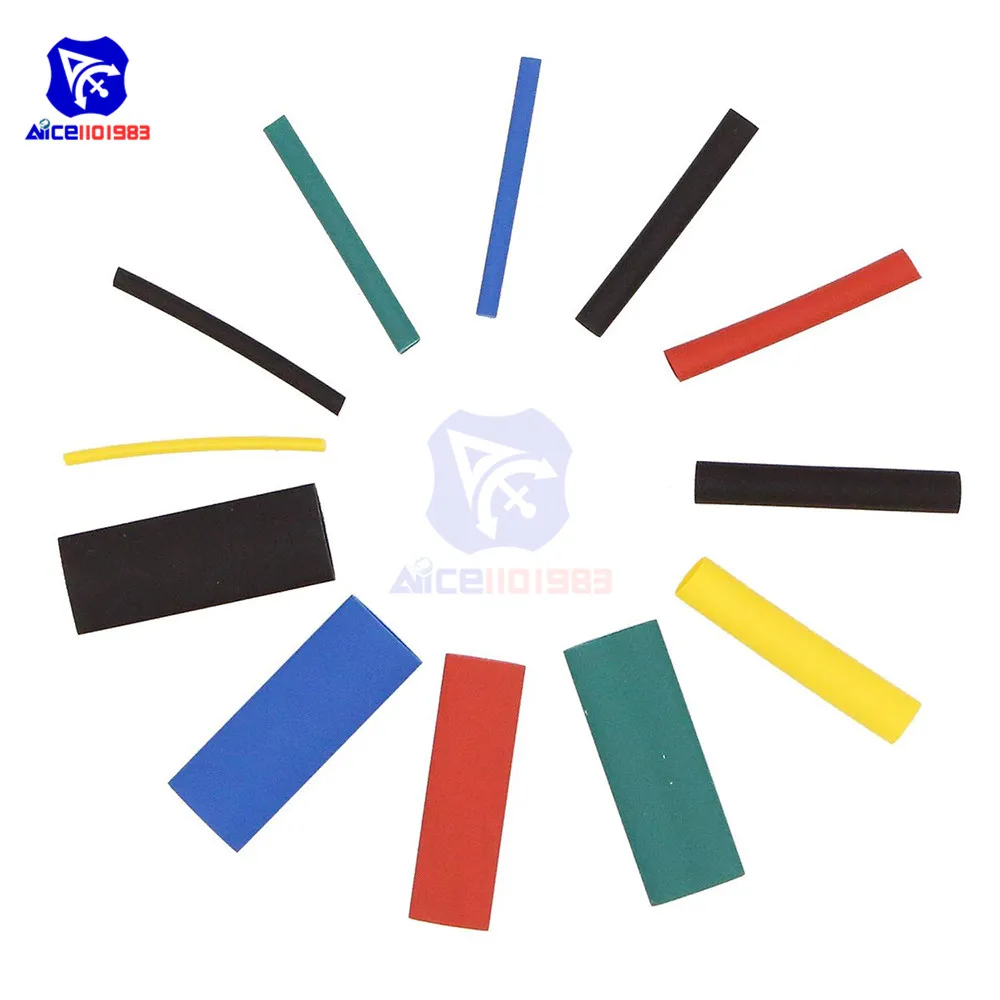 530 шт. термоусадочные трубки разнообразные полиолефиновые 2:1 | Электронные