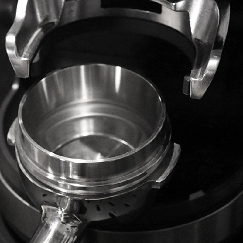 

51mm Stainless Steel Intelligent Dosing Ring Brewing Bowl Coffee Powder for Espresso Barista Funnel