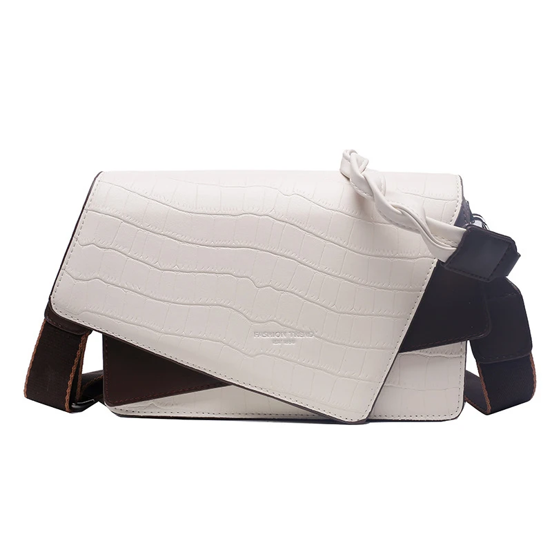 

Small PU Leather Crossbody Bags for Women Soft Crocodile Print Purses and Handbags Luxury Designer Female Shopper Shoulder Bag