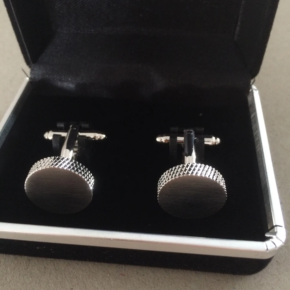 Запонки из нержавеющей стали с бесплатным принтом логотипа подарок для мужчин на