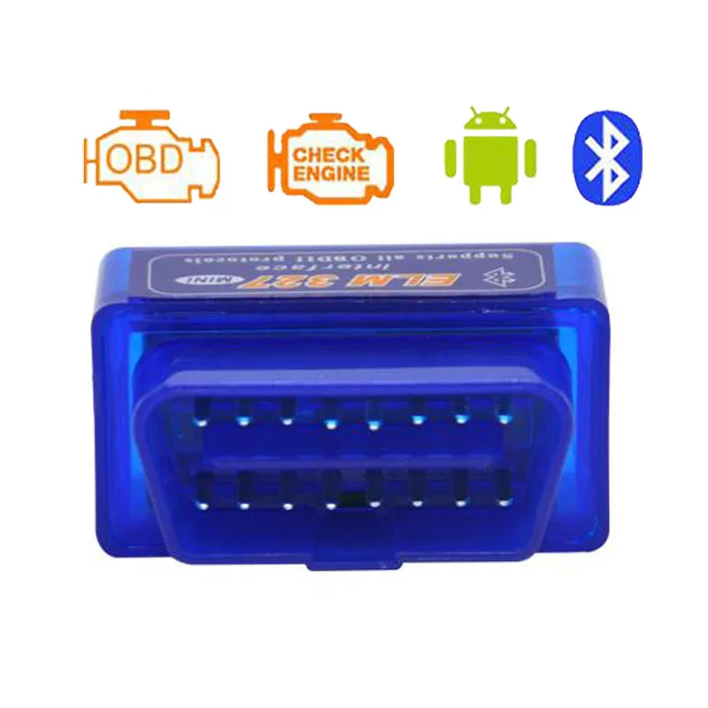 Аппаратное обеспечение V1.5 чип ELM327 Bluetooth автомобильный считыватель кодов Super MINI ELM