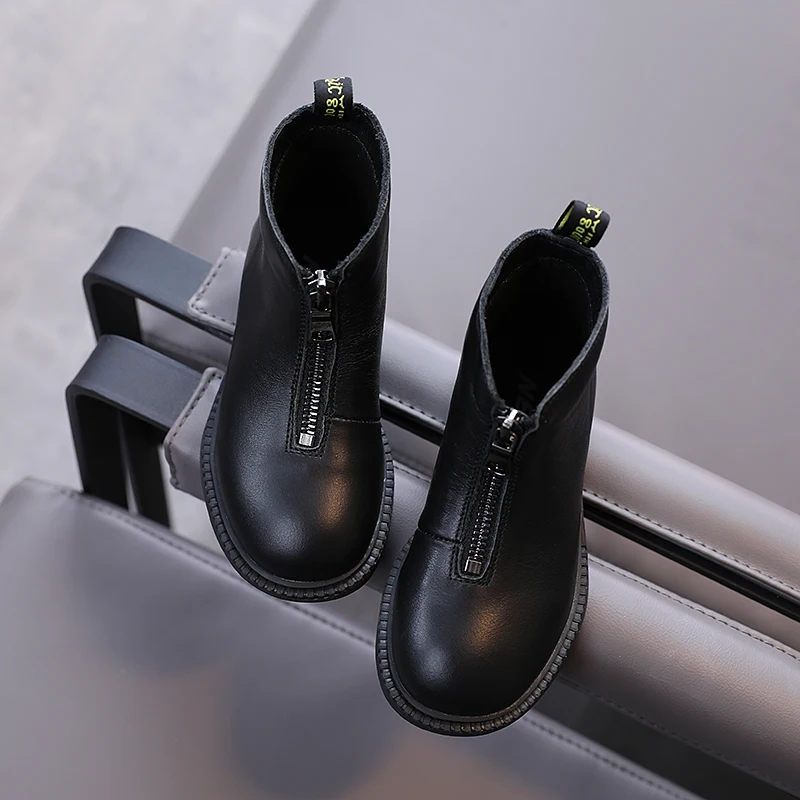 Детская обувь Сезон осень Новинка 2020 года Дышащие ботинки Martin из натуральной