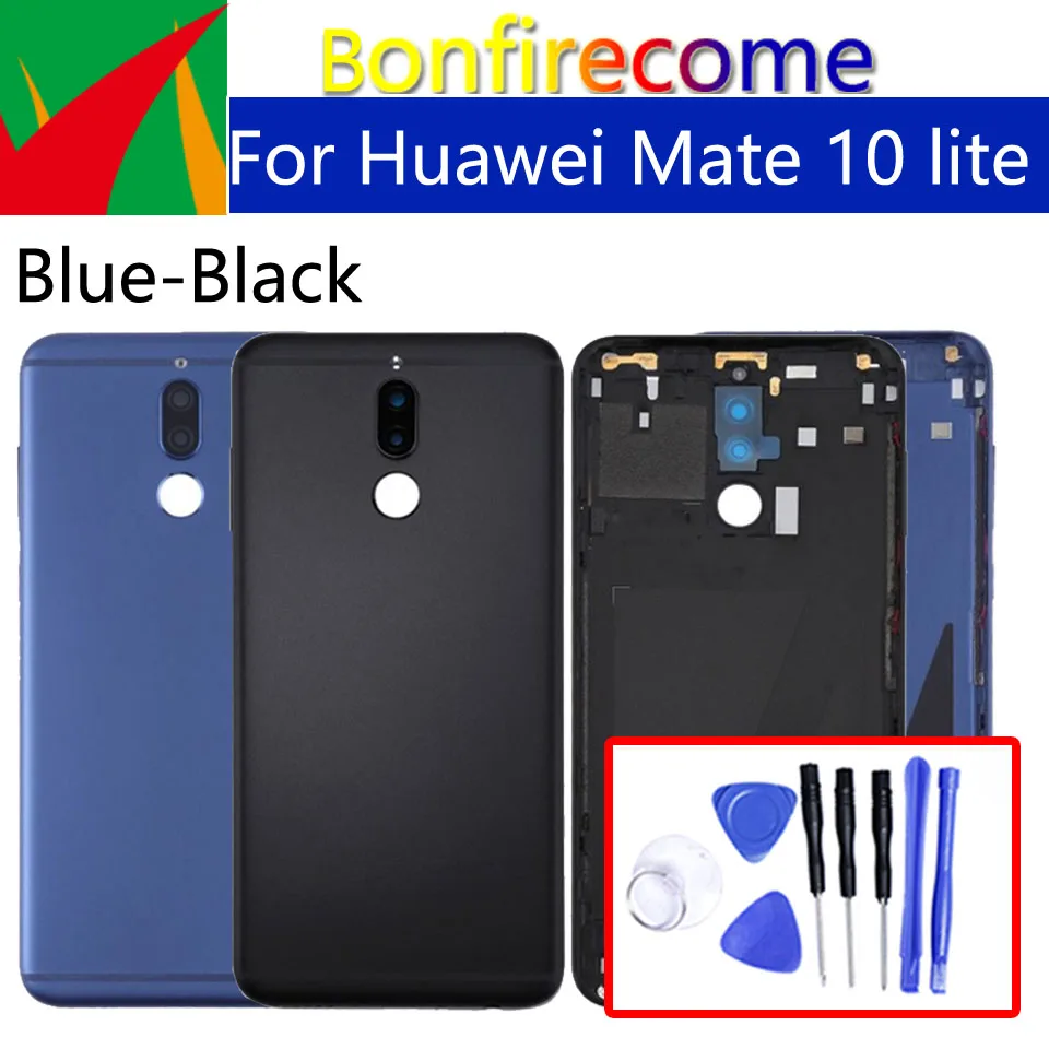 Задняя крышка батарейного отсека для Huawei Mate 10 lite задняя корпуса чехол Nova 2i Корпус