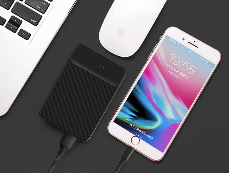 Mi ni 15000 mAh маленькое портативное зарядное устройство типа C PD зарядное устройство 15000 mAh банк питания для iPhone Xiaomi mi 9 внешний аккумулятор повербанк