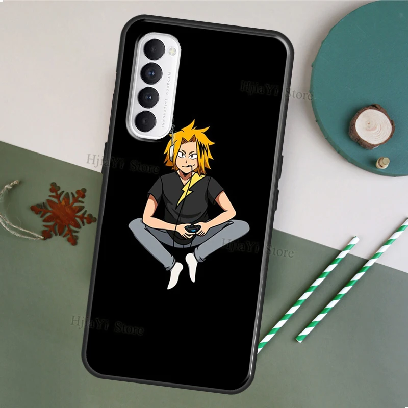 Мой герой Академия Denki Kaminari для OPPO A52 A72 A83 A91 A5 A9 A53 A31 2020 F5 F7 Reno 4 Pro 2Z A5S A1K A15 чехол