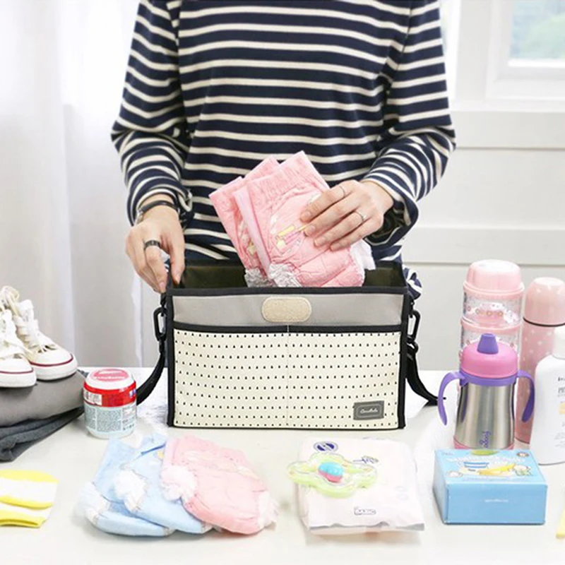 Multifunction Waterproof Diaper Bag Large Capacity Suits For Mom Baby Bottle Holder Mother Stroller Storage Nappy
