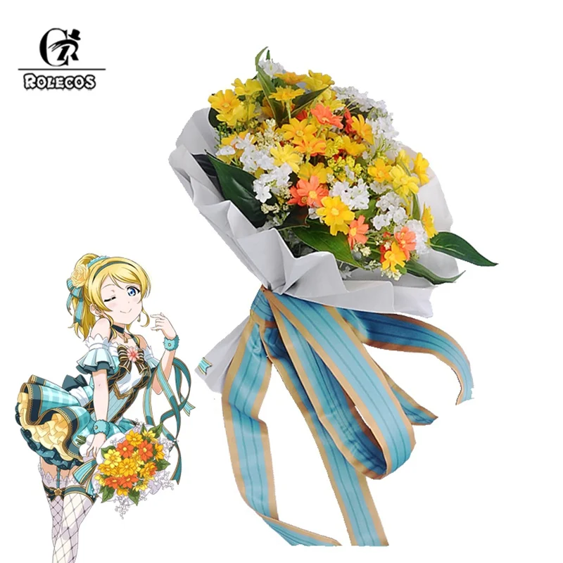 ROLECOS Lovelive Flower Bouquet Cosplay Flowers Yazawa Nico Nozomi Tojo Eli Rin Cosplay love live Bouquet Sonoda Umi Kotori Maki